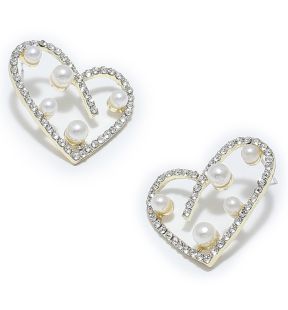 SOHI Boucles d'oreilles pendantes argentées pour femme