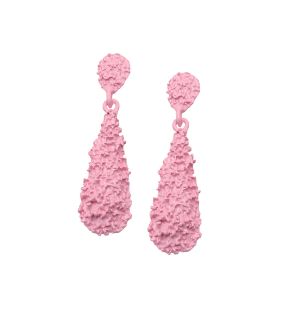 SOHIBoucles d'oreilles pendantes roses corrodées femme