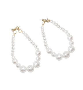 SOHIBoucles d'oreilles pendantes boule de neige femme de coloris blanc