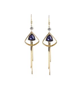 SOHI Boucles d'oreilles pendantes élégantes pour femme