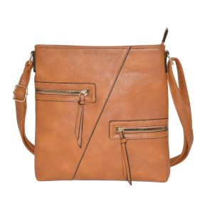 Sac à bandoulière pour femme avec poches zippées