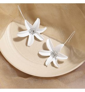 SOHI Boucles d'oreilles pendantes Flora pour femme